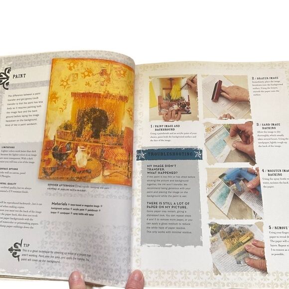 IMAGE Transfer Workshop Mixed Media Techniques Book - Picture 5 of 16